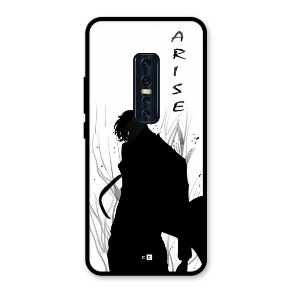 Awesome Jinwoo Arise Glass Back Case for Vivo V17 Pro