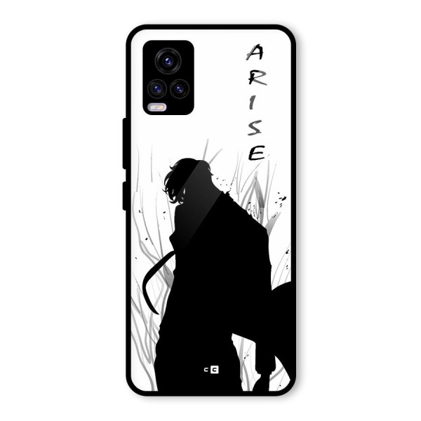 Awesome Jinwoo Arise Glass Back Case for Vivo V20