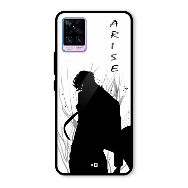 Awesome Jinwoo Arise Glass Back Case for Vivo V20 Pro