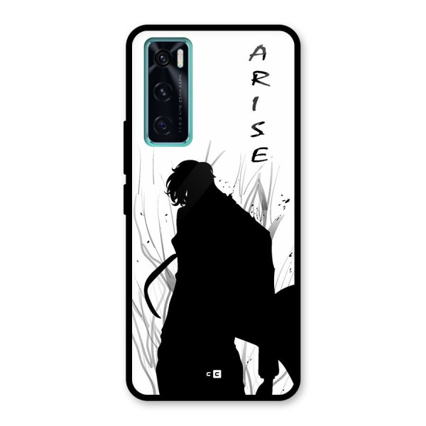 Awesome Jinwoo Arise Glass Back Case for Vivo V20 SE