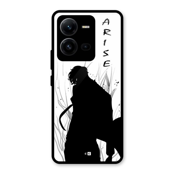 Awesome Jinwoo Arise Glass Back Case for Vivo V25