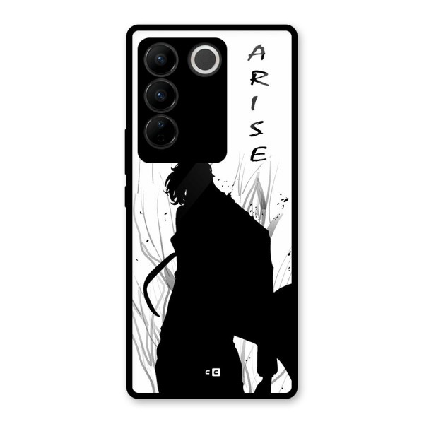 Awesome Jinwoo Arise Glass Back Case for Vivo V27