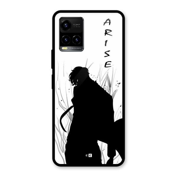 Awesome Jinwoo Arise Glass Back Case for Vivo Y21G