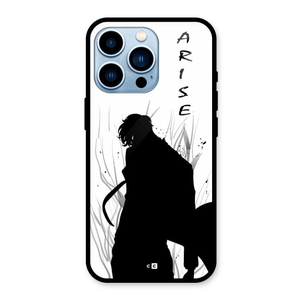 Awesome Jinwoo Arise Glass Back Case for iPhone 13 Pro