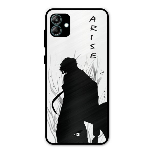 Awesome Jinwoo Arise Metal Back Case for Galaxy A04