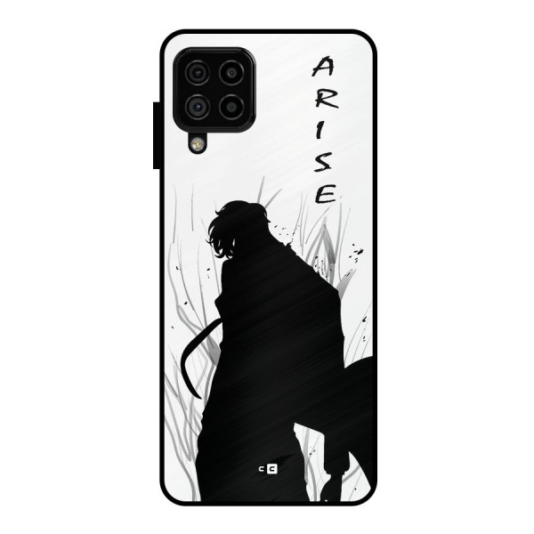 Awesome Jinwoo Arise Metal Back Case for Galaxy A22 4G