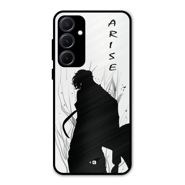 Awesome Jinwoo Arise Metal Back Case for Galaxy A35