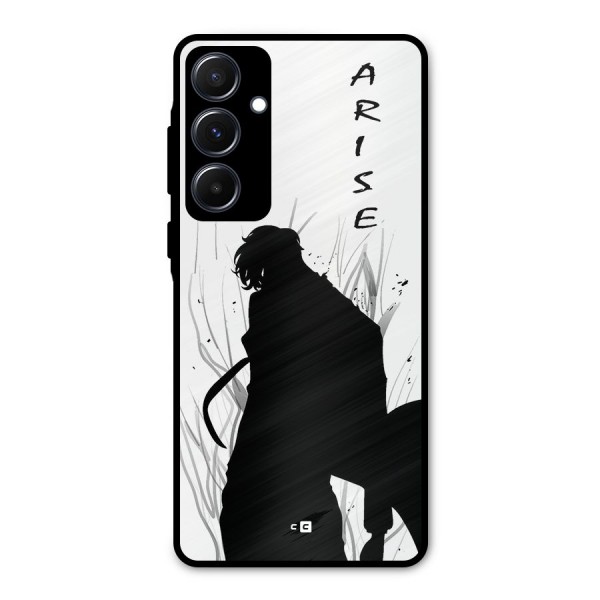 Awesome Jinwoo Arise Metal Back Case for Galaxy A55