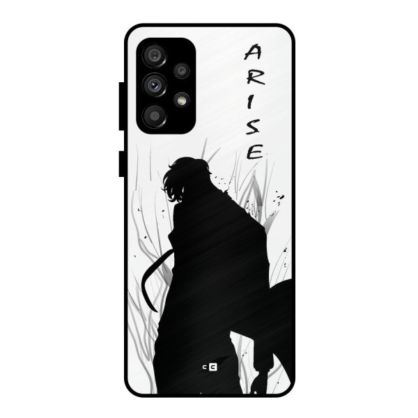 Awesome Jinwoo Arise Metal Back Case for Galaxy A73 5G