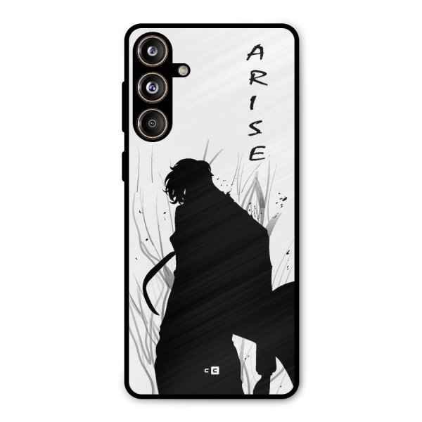 Awesome Jinwoo Arise Metal Back Case for Galaxy F55