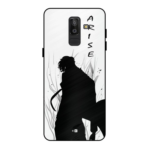 Awesome Jinwoo Arise Metal Back Case for Galaxy J8