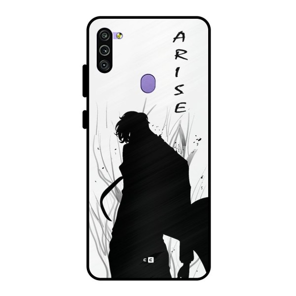 Awesome Jinwoo Arise Metal Back Case for Galaxy M11