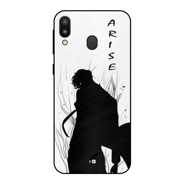 Awesome Jinwoo Arise Metal Back Case for Galaxy M20