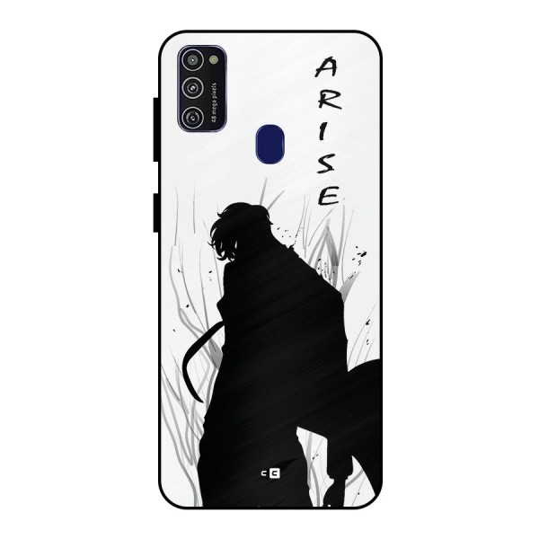 Awesome Jinwoo Arise Metal Back Case for Galaxy M21