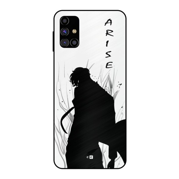 Awesome Jinwoo Arise Metal Back Case for Galaxy M31s