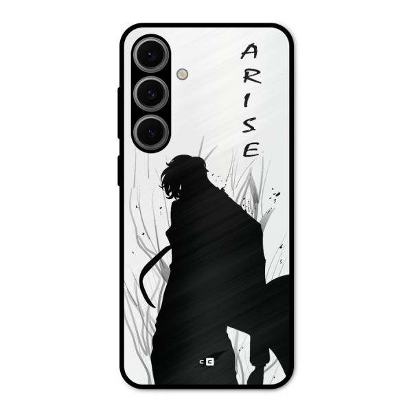 Awesome Jinwoo Arise Metal Back Case for Galaxy S24 FE