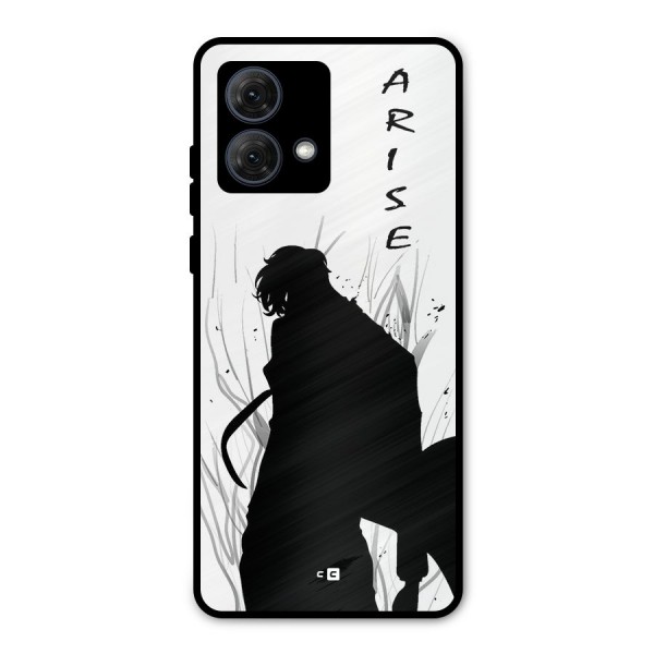 Awesome Jinwoo Arise Metal Back Case for Moto G84