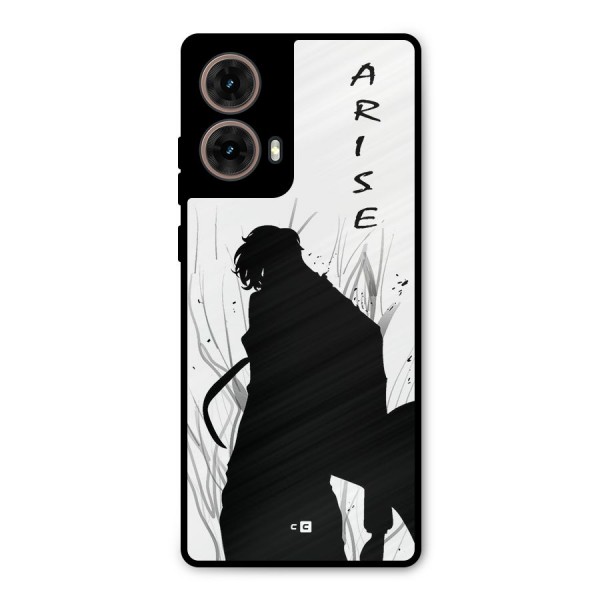 Awesome Jinwoo Arise Metal Back Case for Moto G85