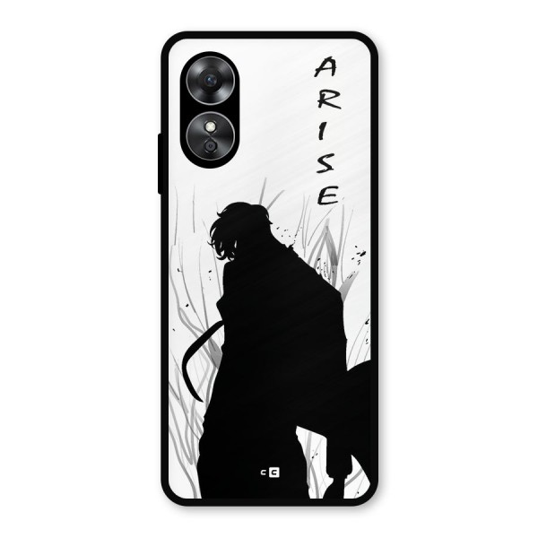 Awesome Jinwoo Arise Metal Back Case for Oppo A17