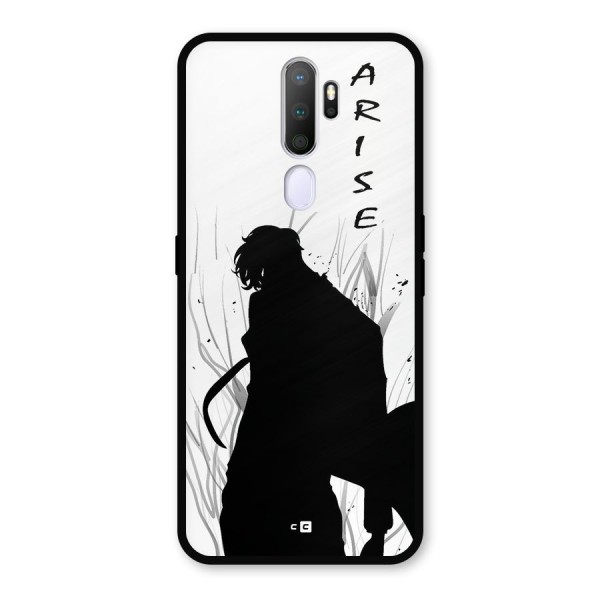 Awesome Jinwoo Arise Metal Back Case for Oppo A5 (2020)