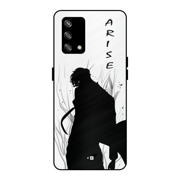 Awesome Jinwoo Arise Metal Back Case for Oppo F19s