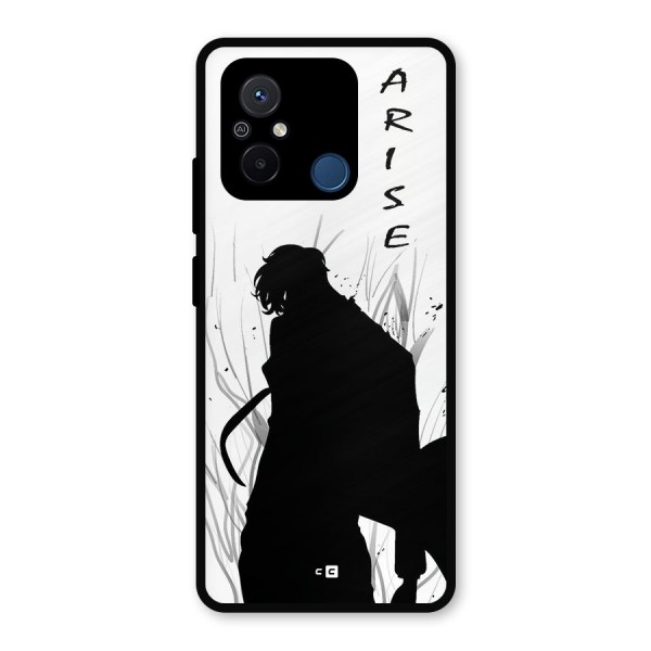 Awesome Jinwoo Arise Metal Back Case for Poco C55