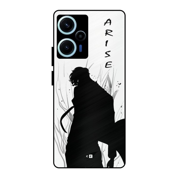 Awesome Jinwoo Arise Metal Back Case for Poco F5