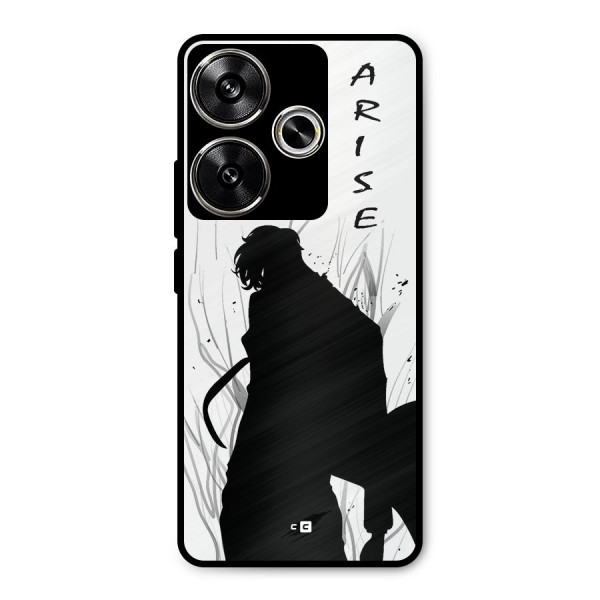 Awesome Jinwoo Arise Metal Back Case for Poco F6