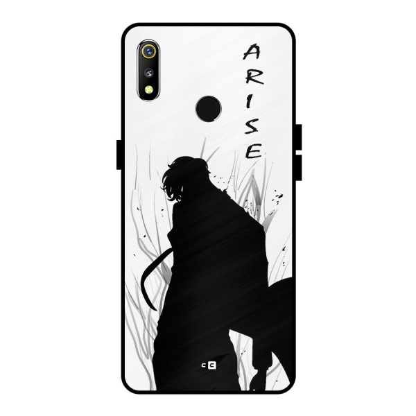 Awesome Jinwoo Arise Metal Back Case for Realme 3