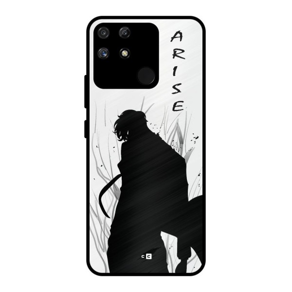 Awesome Jinwoo Arise Metal Back Case for Realme Narzo 50A