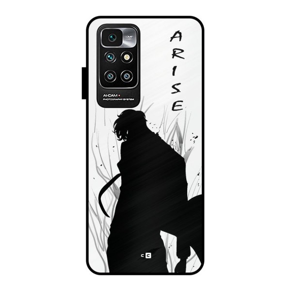 Awesome Jinwoo Arise Metal Back Case for Redmi 10 Prime