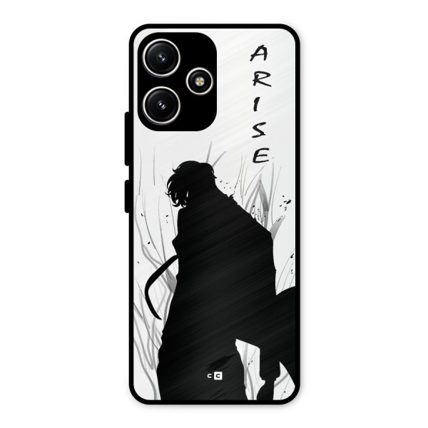 Awesome Jinwoo Arise Metal Back Case for Redmi 12 5G