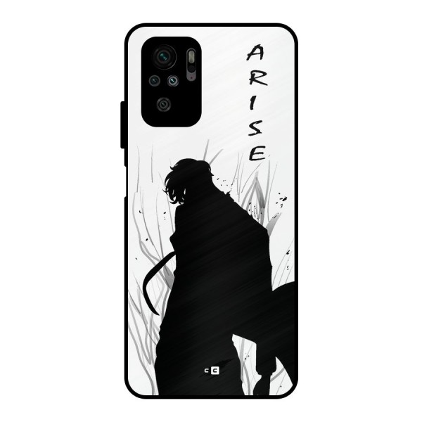 Awesome Jinwoo Arise Metal Back Case for Redmi Note 10