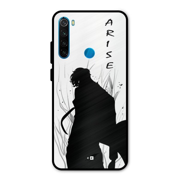 Awesome Jinwoo Arise Metal Back Case for Redmi Note 8