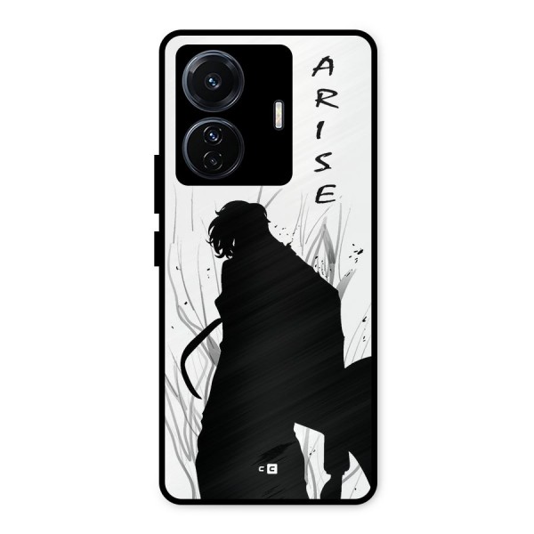 Awesome Jinwoo Arise Metal Back Case for Vivo T1 Pro