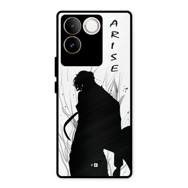 Awesome Jinwoo Arise Metal Back Case for Vivo T2 Pro