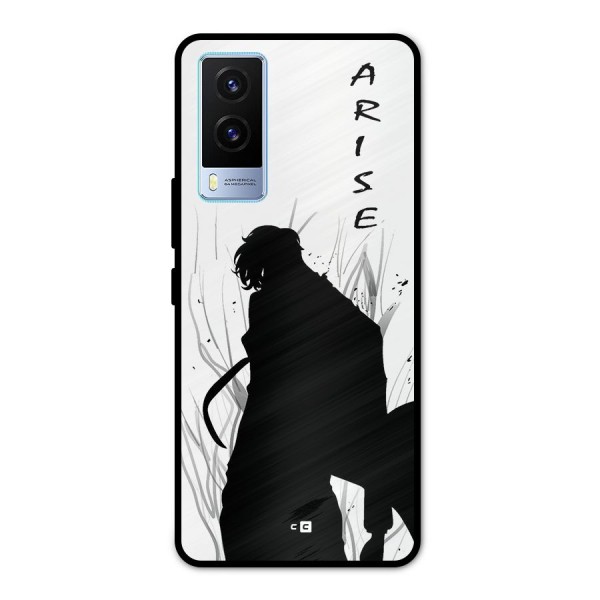 Awesome Jinwoo Arise Metal Back Case for Vivo V21e 5G