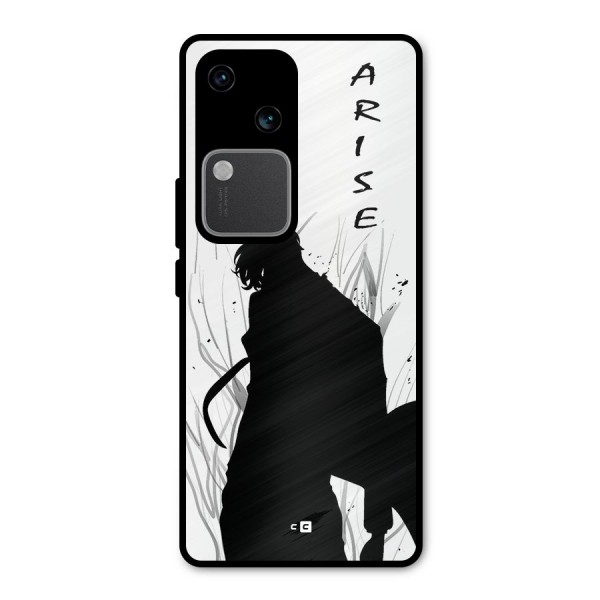 Awesome Jinwoo Arise Metal Back Case for Vivo V30