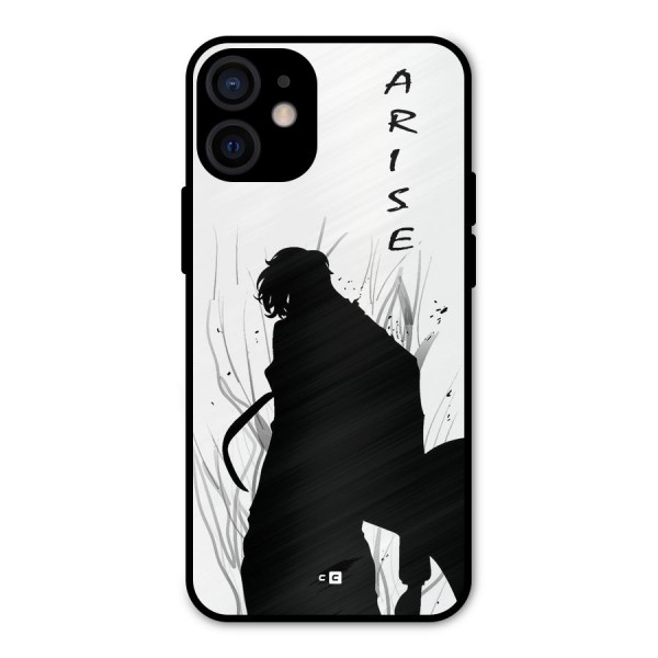 Awesome Jinwoo Arise Metal Back Case for iPhone 12 Mini