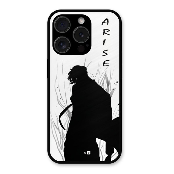 Awesome Jinwoo Arise Metal Back Case for iPhone 15 Pro