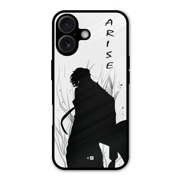 Awesome Jinwoo Arise Metal Back Case for iPhone 16