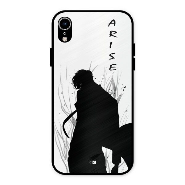 Awesome Jinwoo Arise Metal Back Case for iPhone XR