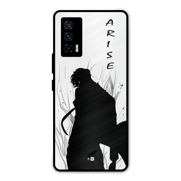 Awesome Jinwoo Arise Metal Back Case for iQOO 7 5G