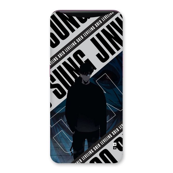 Awesome Jinwoo Rage Back Case for Oppo Find X