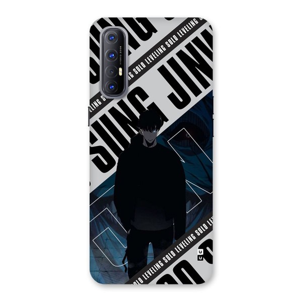 Awesome Jinwoo Rage Back Case for Oppo Reno3 Pro