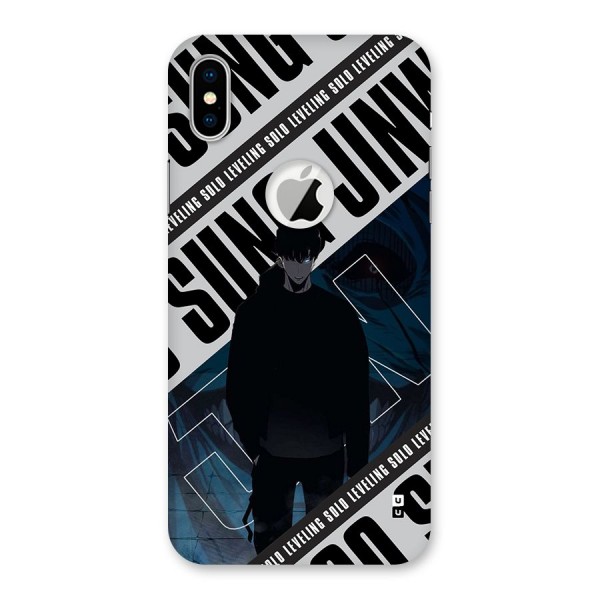 Awesome Jinwoo Rage Back Case for iPhone X Logo Cut