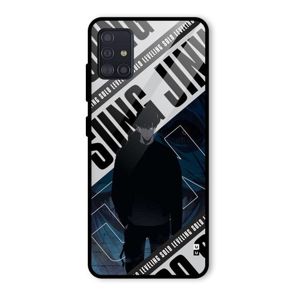 Awesome Jinwoo Rage Glass Back Case for Galaxy A51