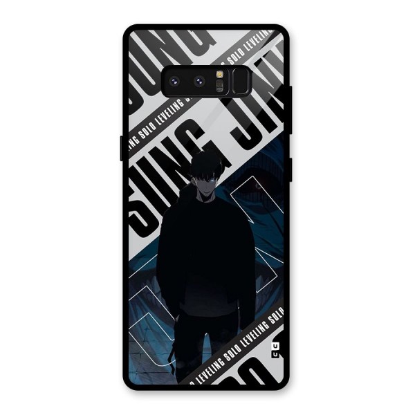 Awesome Jinwoo Rage Glass Back Case for Galaxy Note 8