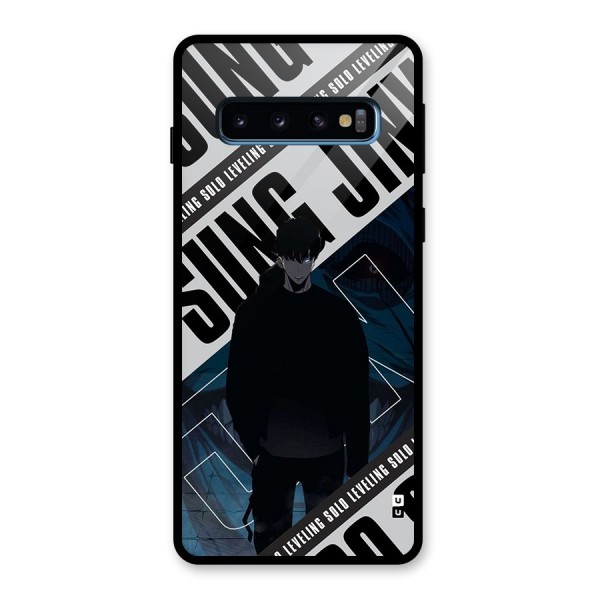 Awesome Jinwoo Rage Glass Back Case for Galaxy S10