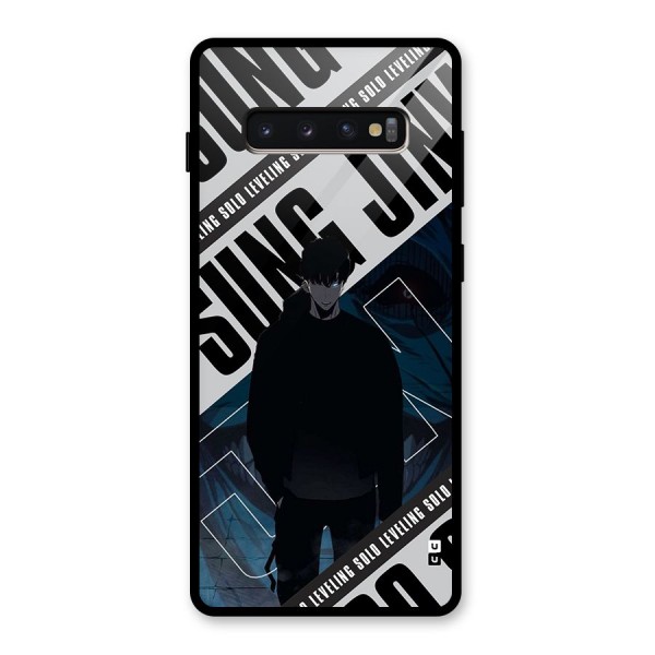 Awesome Jinwoo Rage Glass Back Case for Galaxy S10 Plus